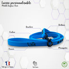 Laisse personnalisable 1.6cm Biothane